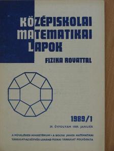 Bakos Tibor - Középiskolai matematikai lapok 1989. január [antikvár]