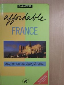 Fodor's 1992 Affordable France [antikvár]