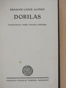 Drasche-Lázár Alfréd - Dorilas [antikvár]