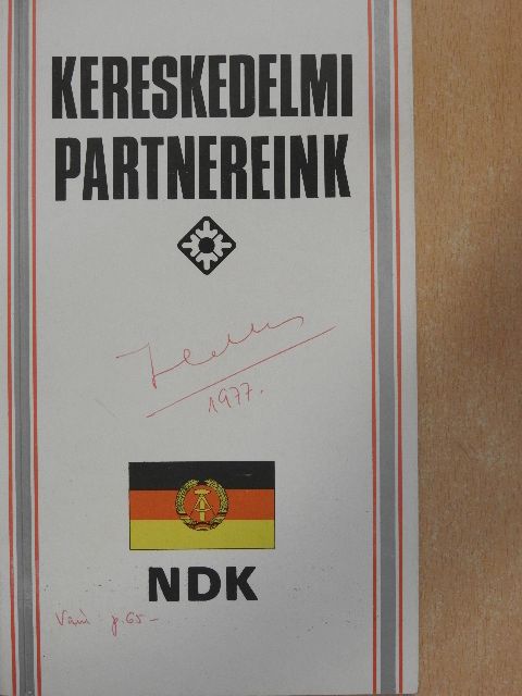 Kereskedelmi partnereink - NDK [antikvár]