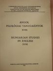 Béla Tóth - Angol filológiai tanulmányok XVIII. [antikvár]
