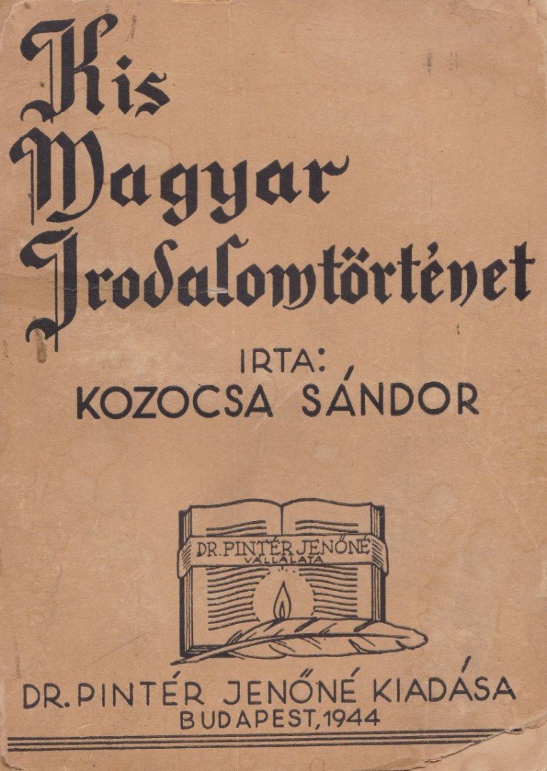 Kozocsa Sándor - Kis magyar irodalomtörténet [antikvár]