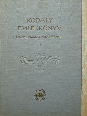 Bárdos Lajos - Kodály emlékkönyv [antikvár]