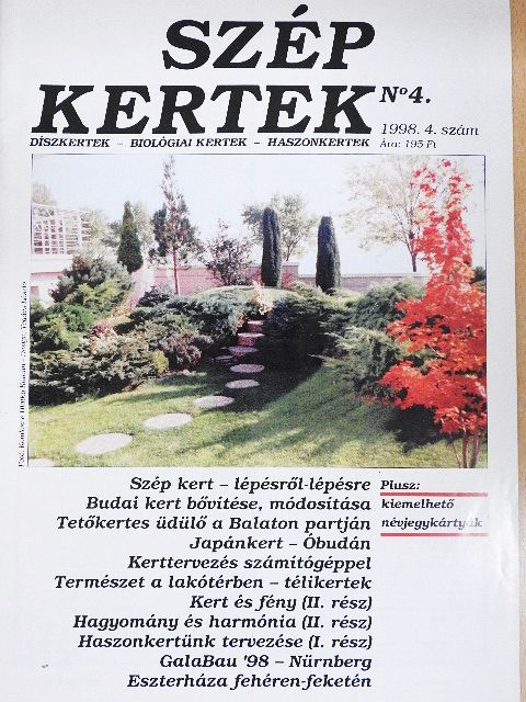 Dömötör Tamás - Szép Kertek 1998/4. [antikvár]