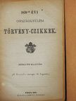1870-ik évi országgyülési törvény-czikkek [antikvár]