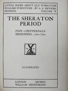 A. E. Reviers-Hopkins - The Sheraton Period [antikvár]