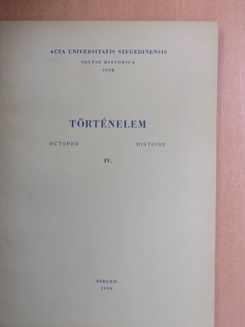 Köpösdi Vera - Történelem IV. [antikvár]
