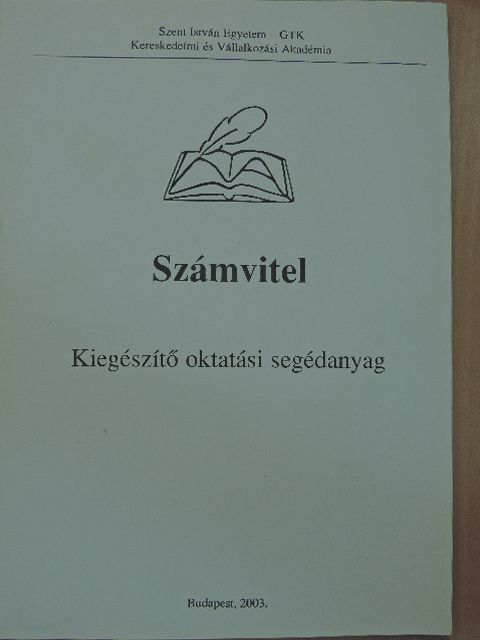 Számvitel [antikvár]