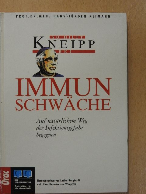 Dr. Hans-Jürgen Reimann - So Hilft Kneipp bei Immunschwäche [antikvár]