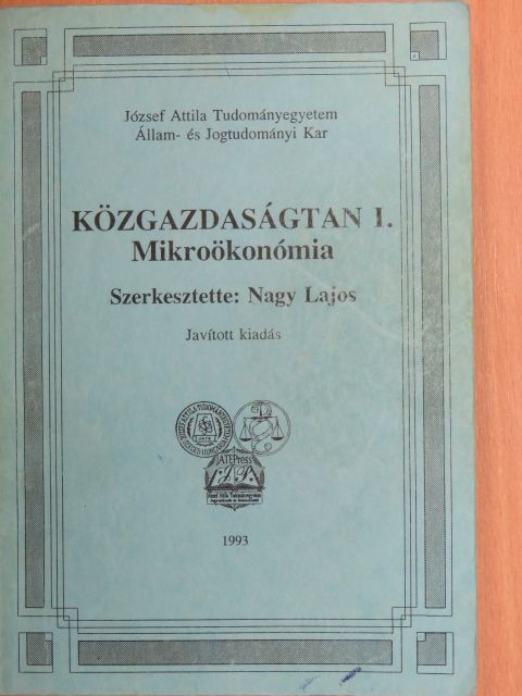 Lehoczki Zsuzsa - Közgazdaságtan I. [antikvár]