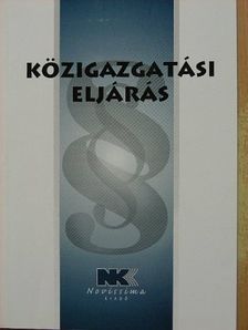 Közigazgatási eljárás [antikvár]