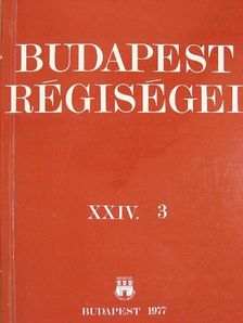 Boda Jenő - Budapest régiségei XXIV/3. [antikvár]