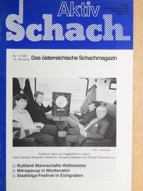 Schach-Aktiv 12/1997 [antikvár]