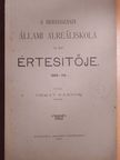 Arnhold Nándor - A Beregszászi Állami Alreáliskola IV. évi Értesitője 1893-94. [antikvár]