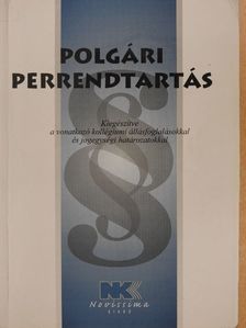 Polgári perrendtartás [antikvár]