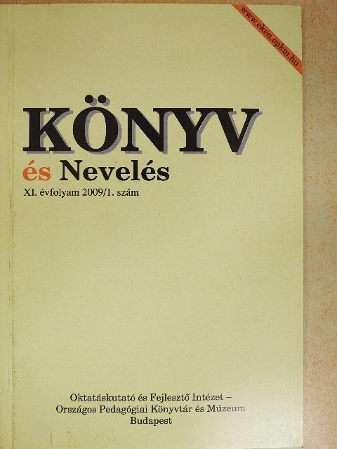 Apponyi Albert - Könyv és nevelés 2009/1. [antikvár]