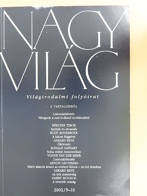 Christian Matras - Nagyvilág 2002. szeptember-október [antikvár]