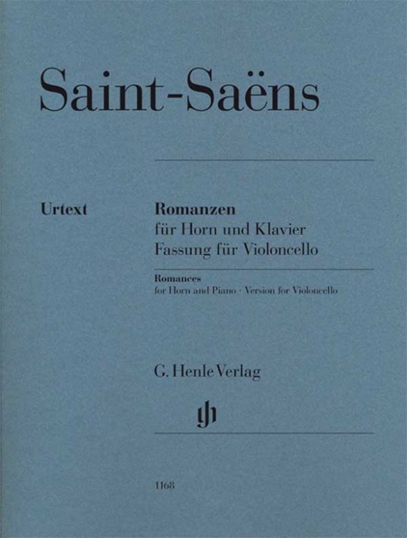 SAINT -SAENS - ROMANZEN FÜR HORN UND KLAVIER FASSUNG FÜR VIOLONCELLO (D. RAHMER, K. SCHILDE, C. KANNGIESSER)