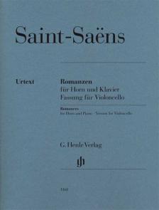 SAINT -SAENS - ROMANZEN FÜR HORN UND KLAVIER FASSUNG FÜR VIOLONCELLO (D. RAHMER, K. SCHILDE, C. KANNGIESSER)