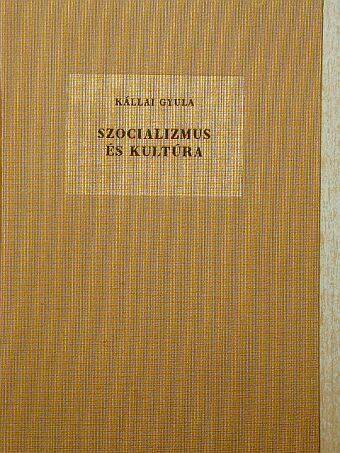 Kállai Gyula - Szocializmus és kultúra [antikvár]
