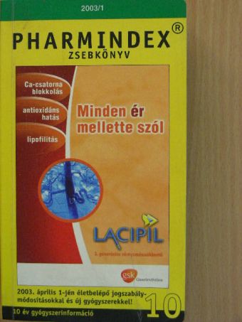 Pharmindex Zsebkönyv 2003/1. [antikvár]