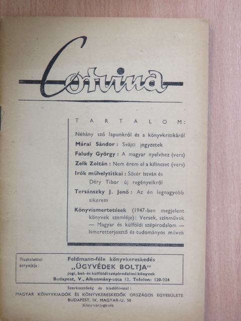 Déry Tibor - Corvina [antikvár]