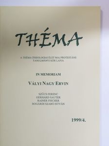 Bogárdi Szabó István - Théma 1999/4. [antikvár]