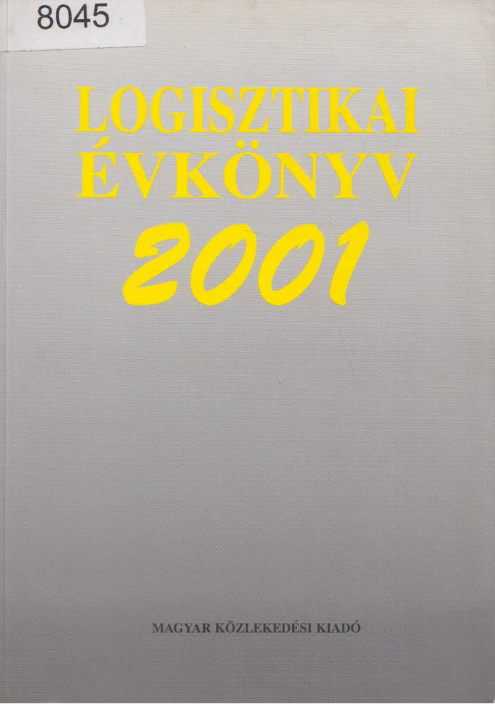 Prof. Dr. Knoll Imre - Logisztikai évkönyv 2001 [antikvár]