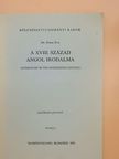 Dr. Róna Éva - A XVIII. század angol irodalma [antikvár]