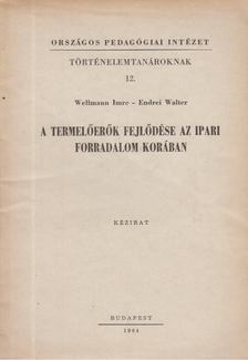 Wellmann Imre, Endrei Walter - A termelőerők fejlődése az ipari forradalom korában [antikvár]