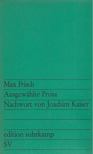 Frisch, Max - Ausgewählte Prosa [antikvár]