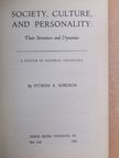 Pitirim A. Sorokin - Society, Culture, and Personality [antikvár]