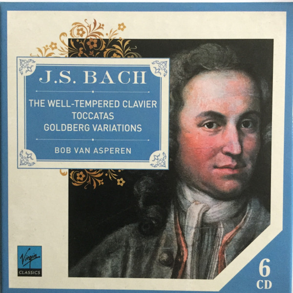 Bach - THE WELL-TEMPERED CLAVIER - TOCCATAS - VARIATIONS 6CD BOB VAN ASPEREN