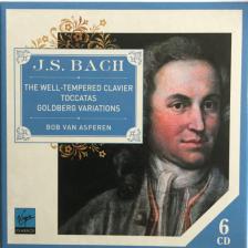 Bach - THE WELL-TEMPERED CLAVIER - TOCCATAS - VARIATIONS 6CD BOB VAN ASPEREN