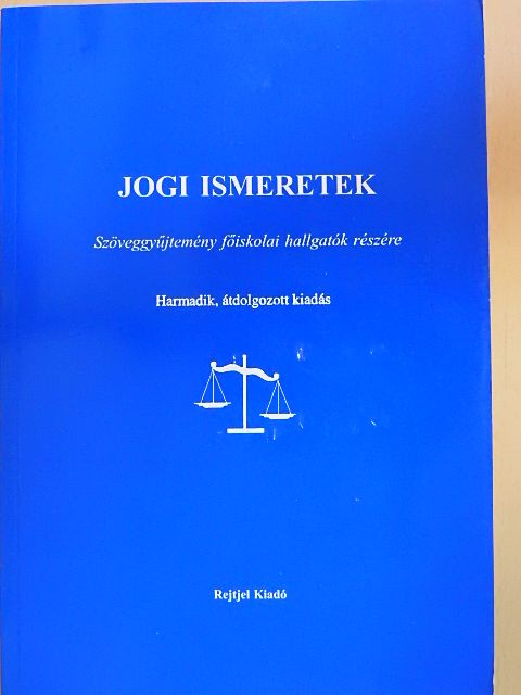 Jogi ismeretek [antikvár]