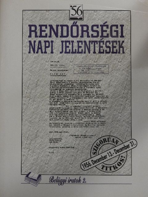 Kajári Erzsébet - Rendőrségi napi jelentések II. [antikvár]