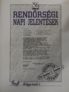 Kajári Erzsébet - Rendőrségi napi jelentések II. [antikvár]