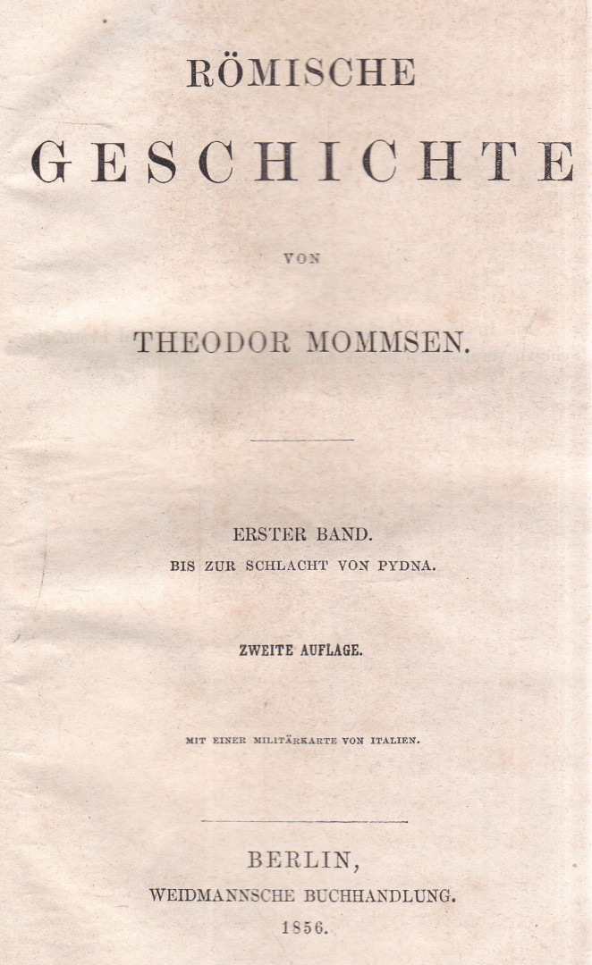 Theodor Mommsen - Römische Geschichte I-III. [két kötetben] [antikvár]