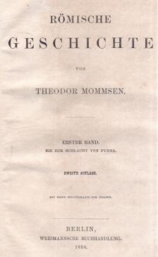 Theodor Mommsen - Römische Geschichte I-III. [két kötetben] [antikvár]