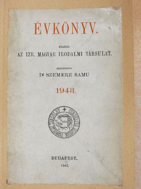 Békési Pál - Évkönyv 1943. [antikvár]