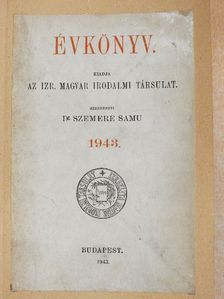 Békési Pál - Évkönyv 1943. [antikvár]