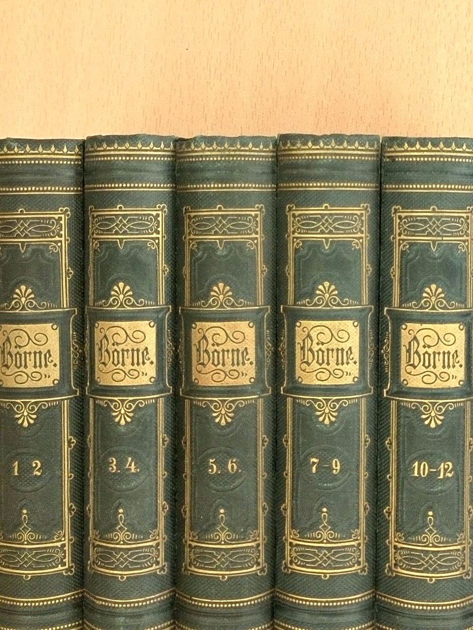 Ludwig Börne - Gesammelte Schriften 1-12. (gótbetűs) [antikvár]