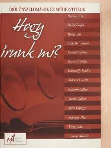 Bächer Iván - Hogy írunk mi? [antikvár]