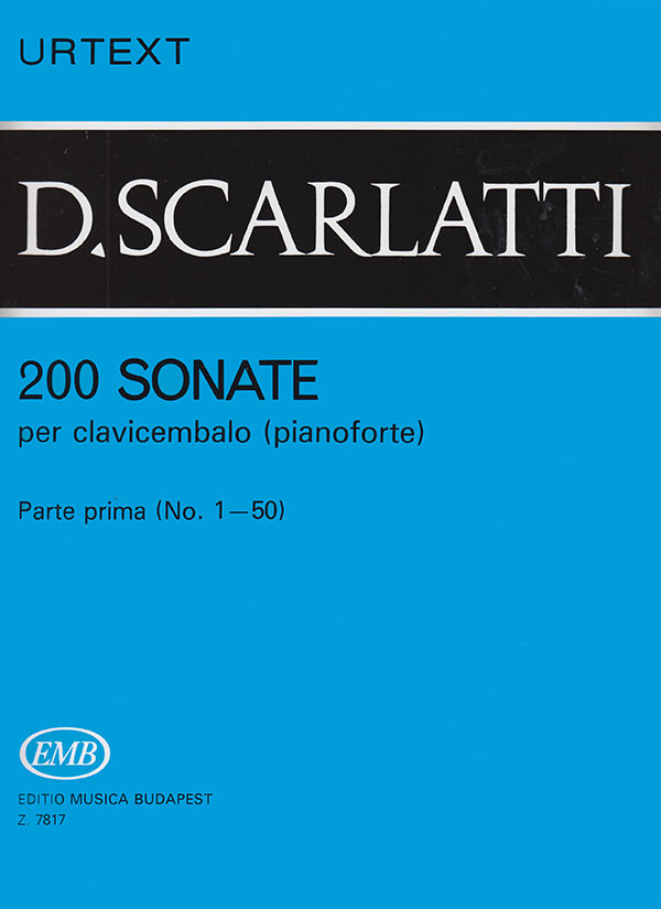 SCARLATTI - 200 SONATE PER CLAVICEMBALO (PIANOFORTE) PARTE PRIMA (NO.1-50), ANTIKVÁR
