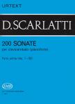 SCARLATTI - 200 SONATE PER CLAVICEMBALO (PIANOFORTE) PARTE PRIMA (NO.1-50), ANTIKVÁR
