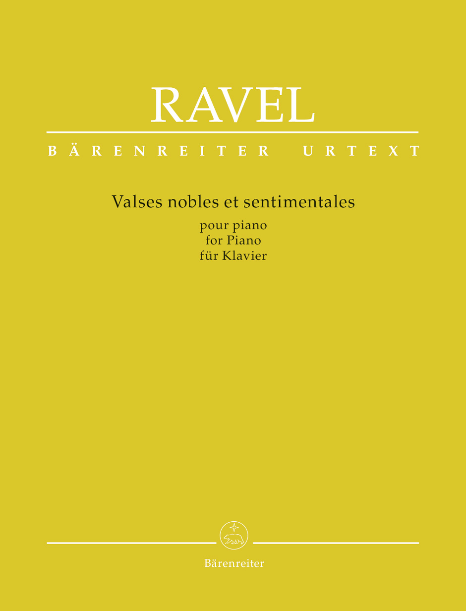 RAVEL... - VALSES NOBLES ET SENTIMENTALES POUR PIANO. (EDIT. N. SOUTHON; NOTE FOR PERF., FINGERING A. THARAUD)