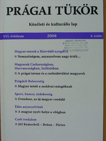 Barabás István - Prágai tükör 2008/4. [antikvár]