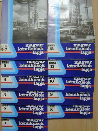 Magyar Kémikusok Lapja 1992. január-december [antikvár]