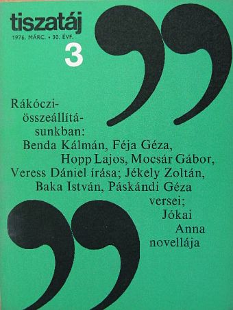 Baka István - Tiszatáj 1976. március [antikvár]