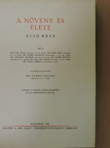 Dr. báró Andreánszky Gábor - A növény és élete I. (töredék) (rossz állapotú) [antikvár]